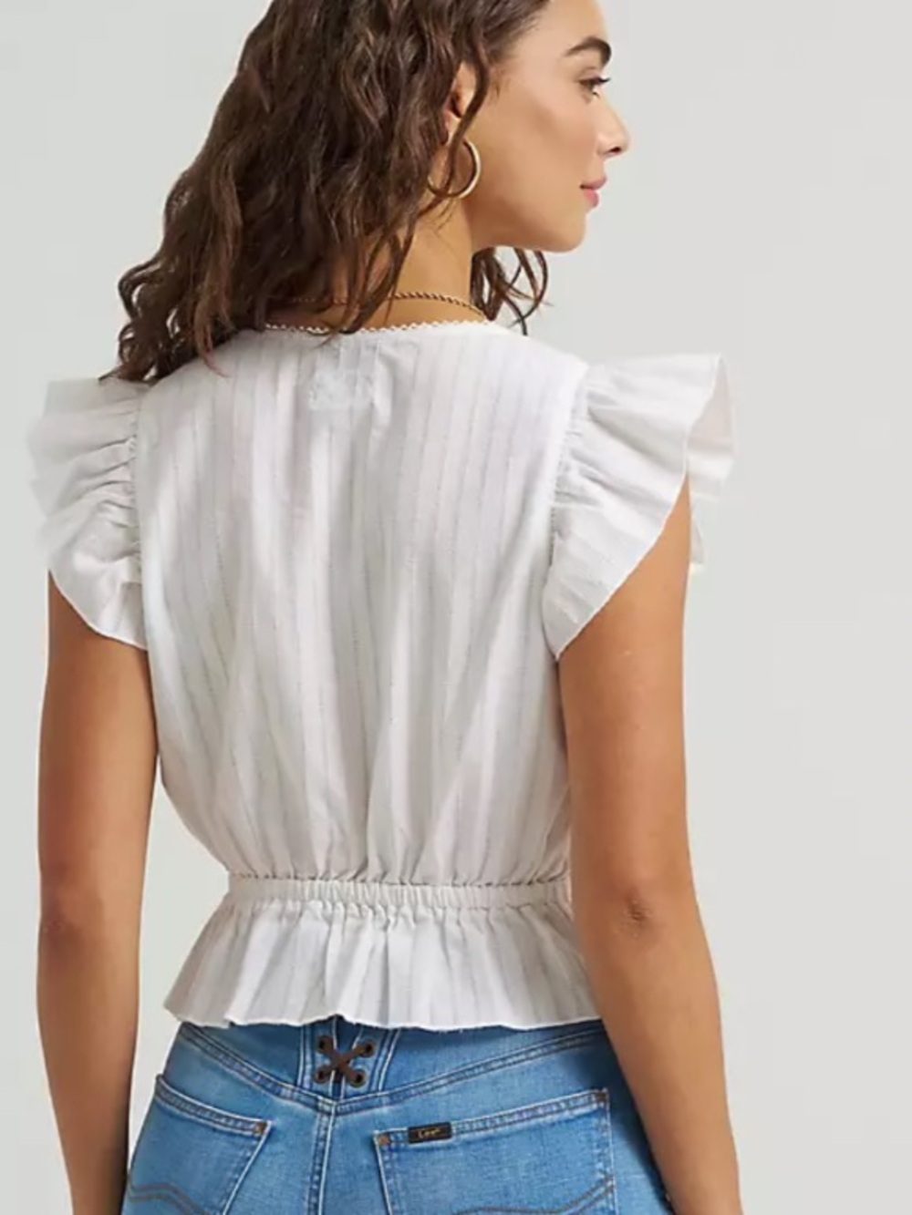LEE RUFFLE TOP - Picture 3 of 11